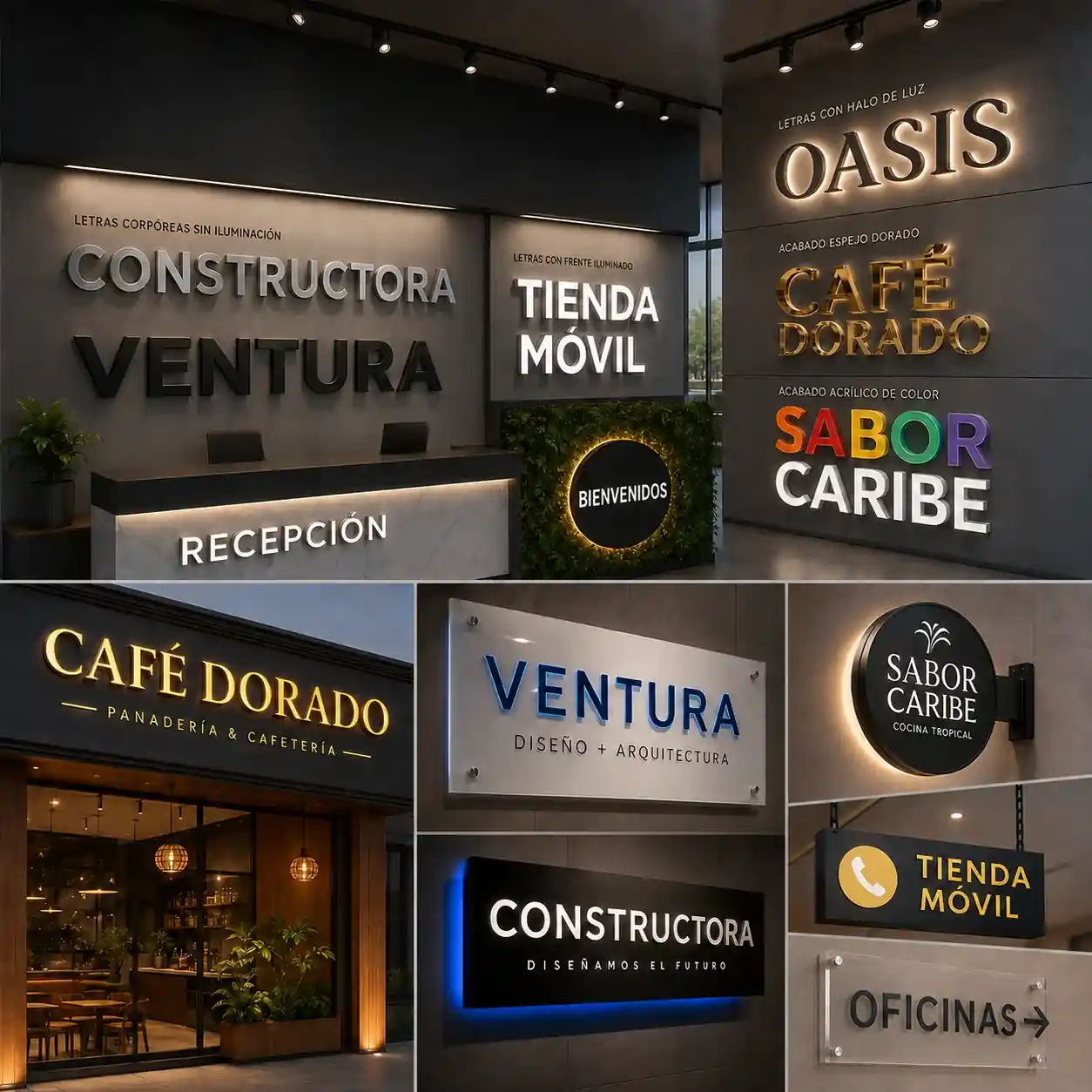 AVISOS Y LETREROS 3D