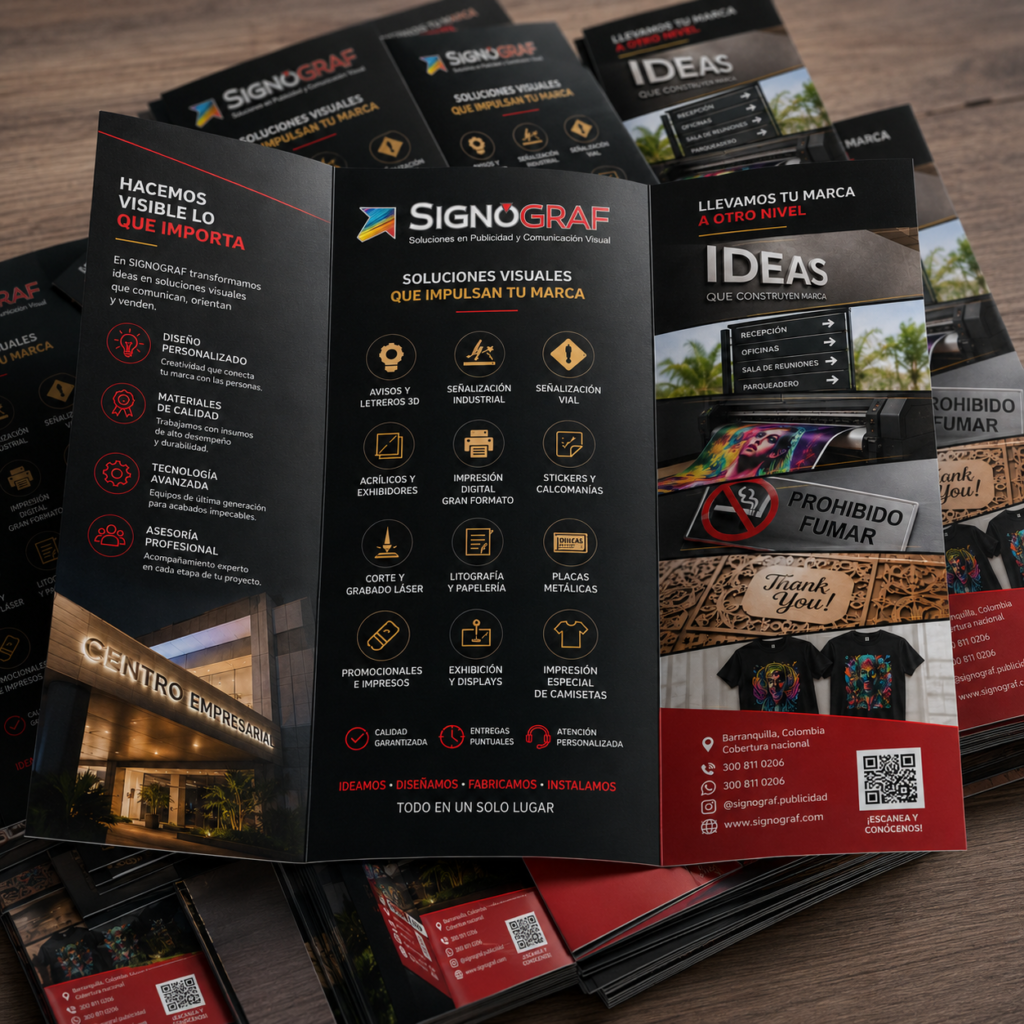 Proyecto de señalización Signograf Barranquilla